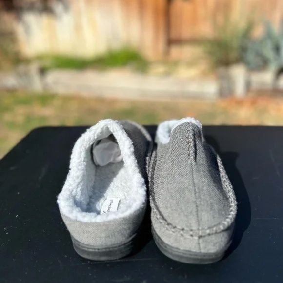Zuffymanza Mens Cozy Slippers in Grey - Picture 8 of 10